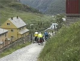 Start of the Rallarvegen, just next to Myrdal station